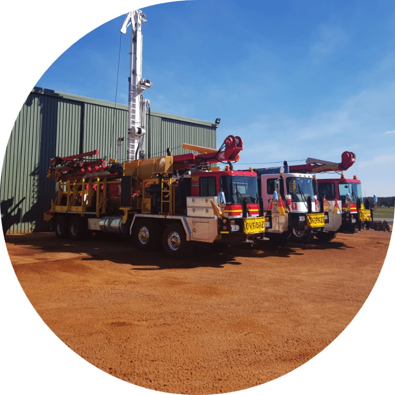 Acqua Drill Versa-Drill 2000ADP drill rig mounted on custom carrier