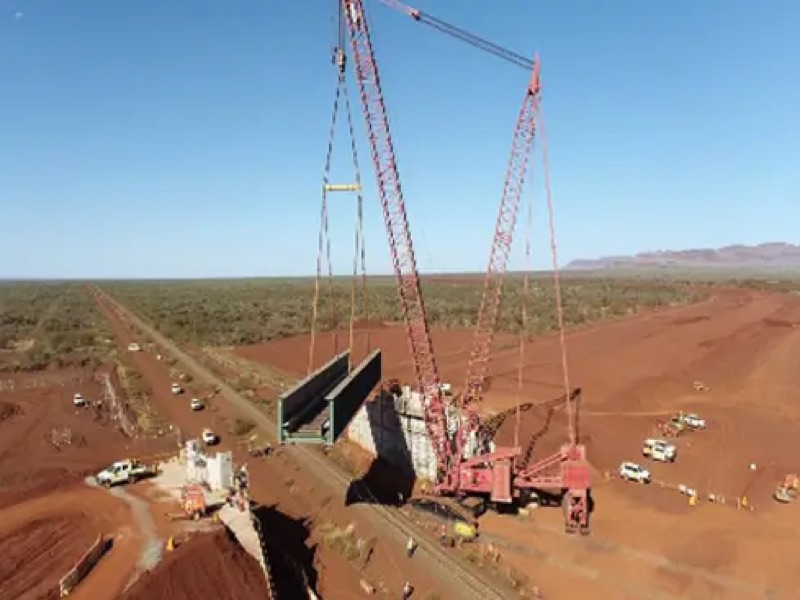 Solomon bridge project by Cast Civil in Western Australia