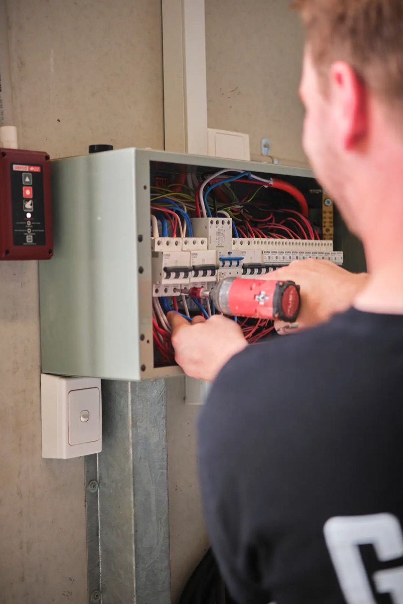 Gen Z Trade Group technician at work
