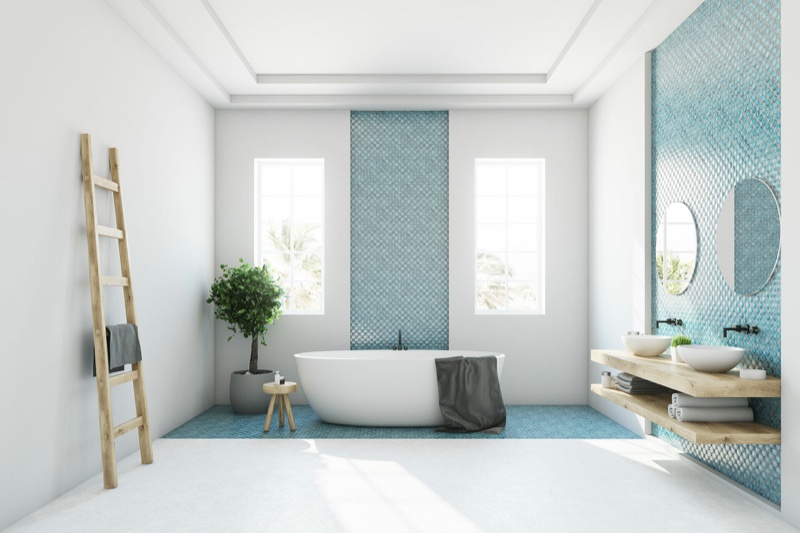 Bathroom wall and floor tiling by Geotile in the Busselton region