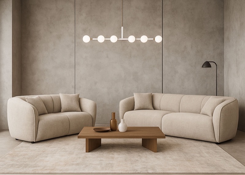 Milano two-seater sofa at Glicks Furniture