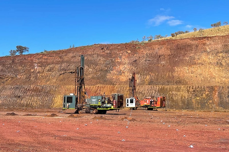 JSW Australia drilling for Rio Tinto at West Angelas
