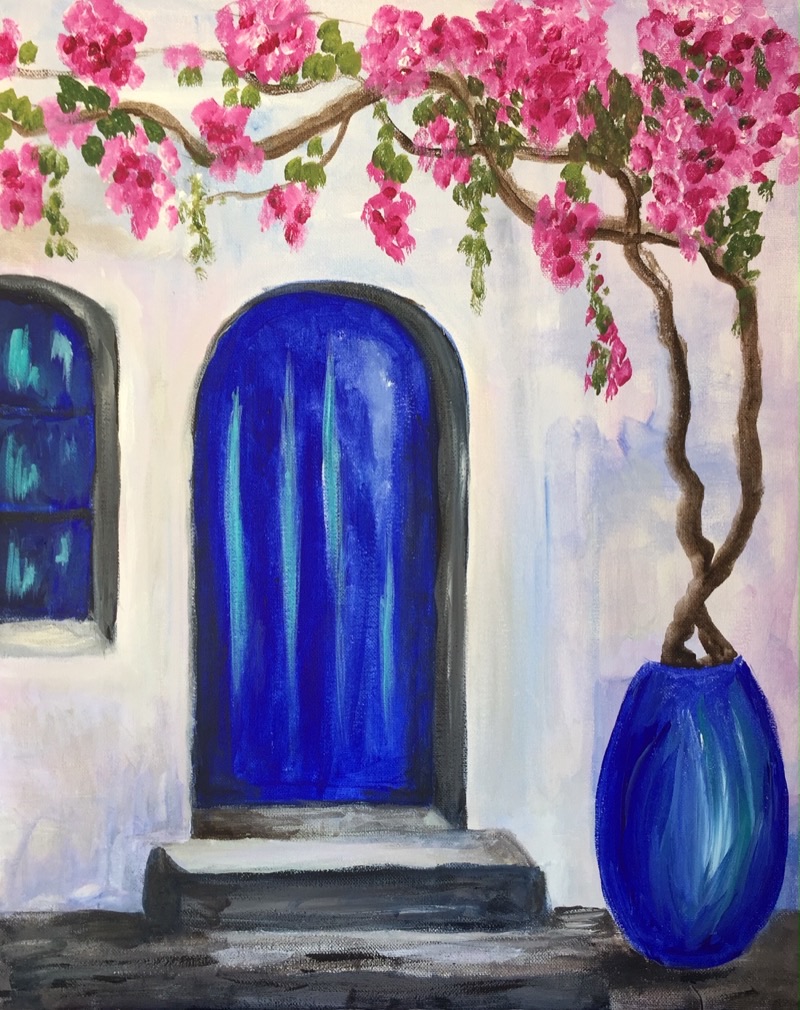 Blue Door, a Paint Pinot session artwork