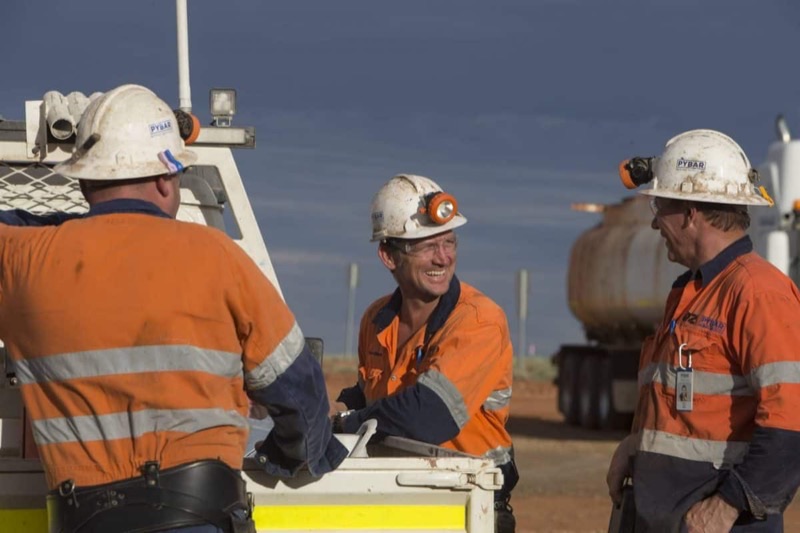 PYBAR underground mining operation