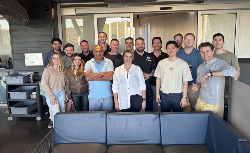 The Sabre Engineering team at a company gathering
