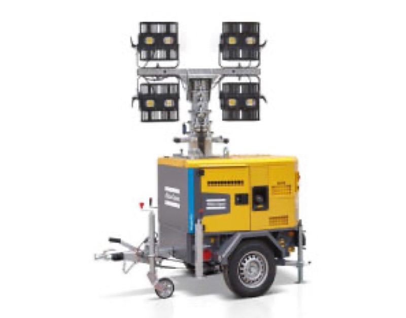 Lighting tower in the Skyreach hire fleet
