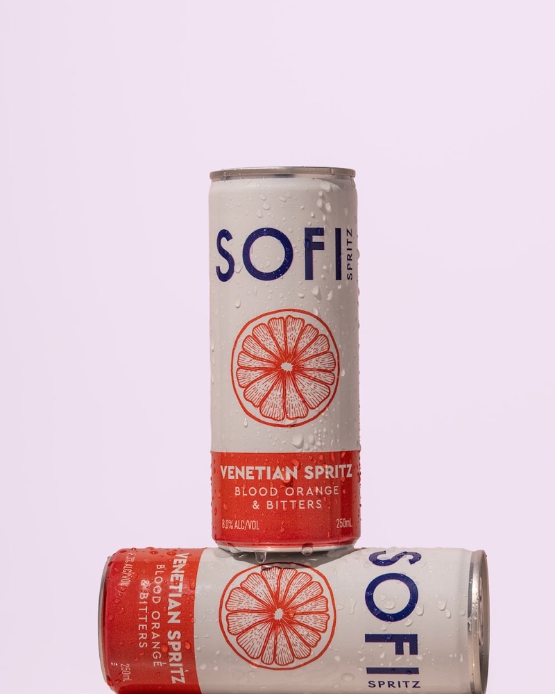 Sofi Spritz served over ice
