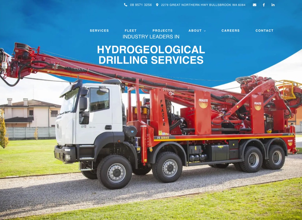 Acqua Drill website