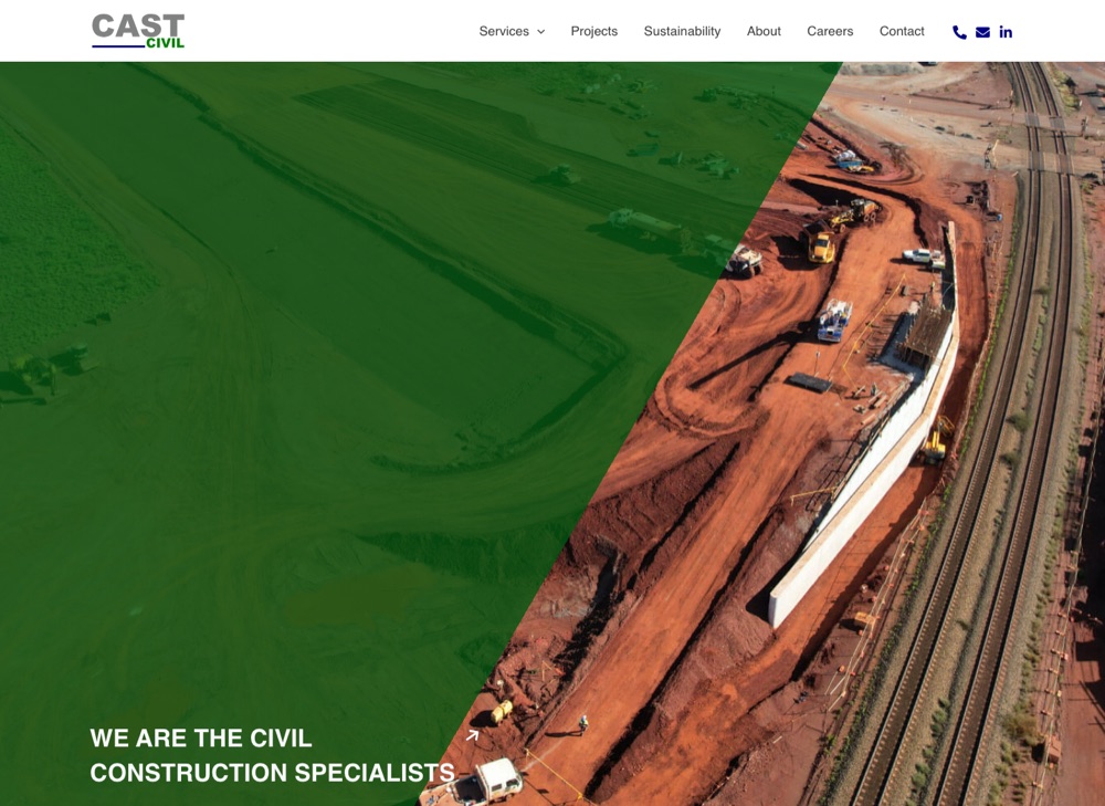 Cast Civil website