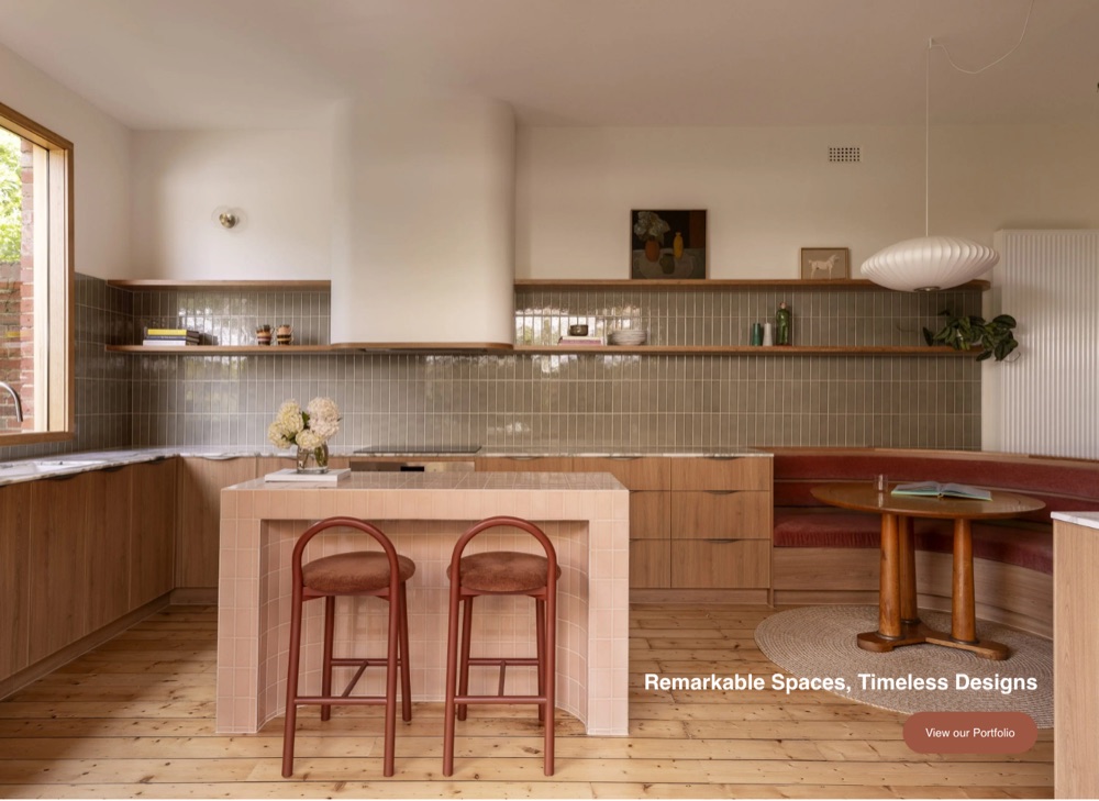 Indulge Renovations website